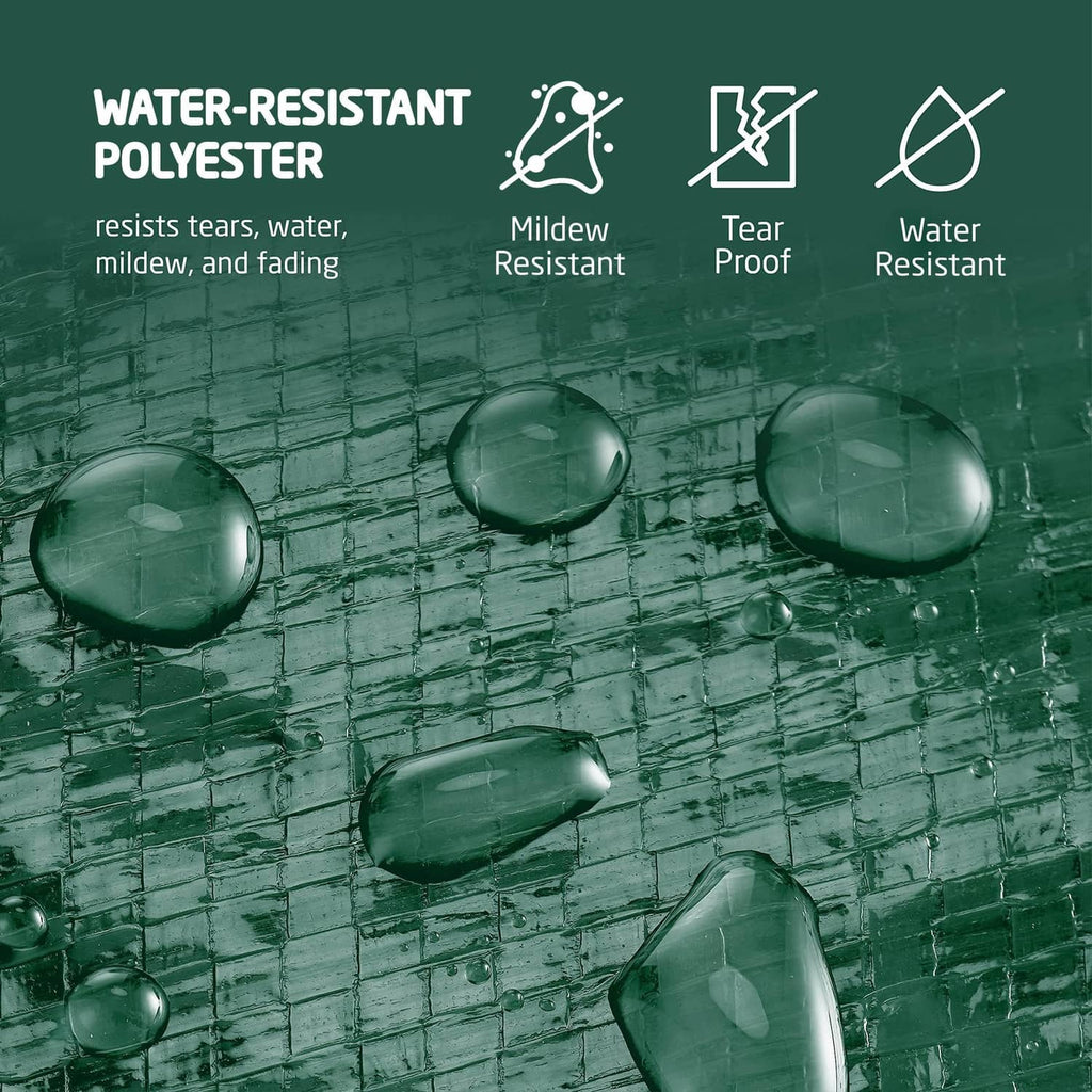 Water-resistant polyester material icons for Christmas tree storage bag protection