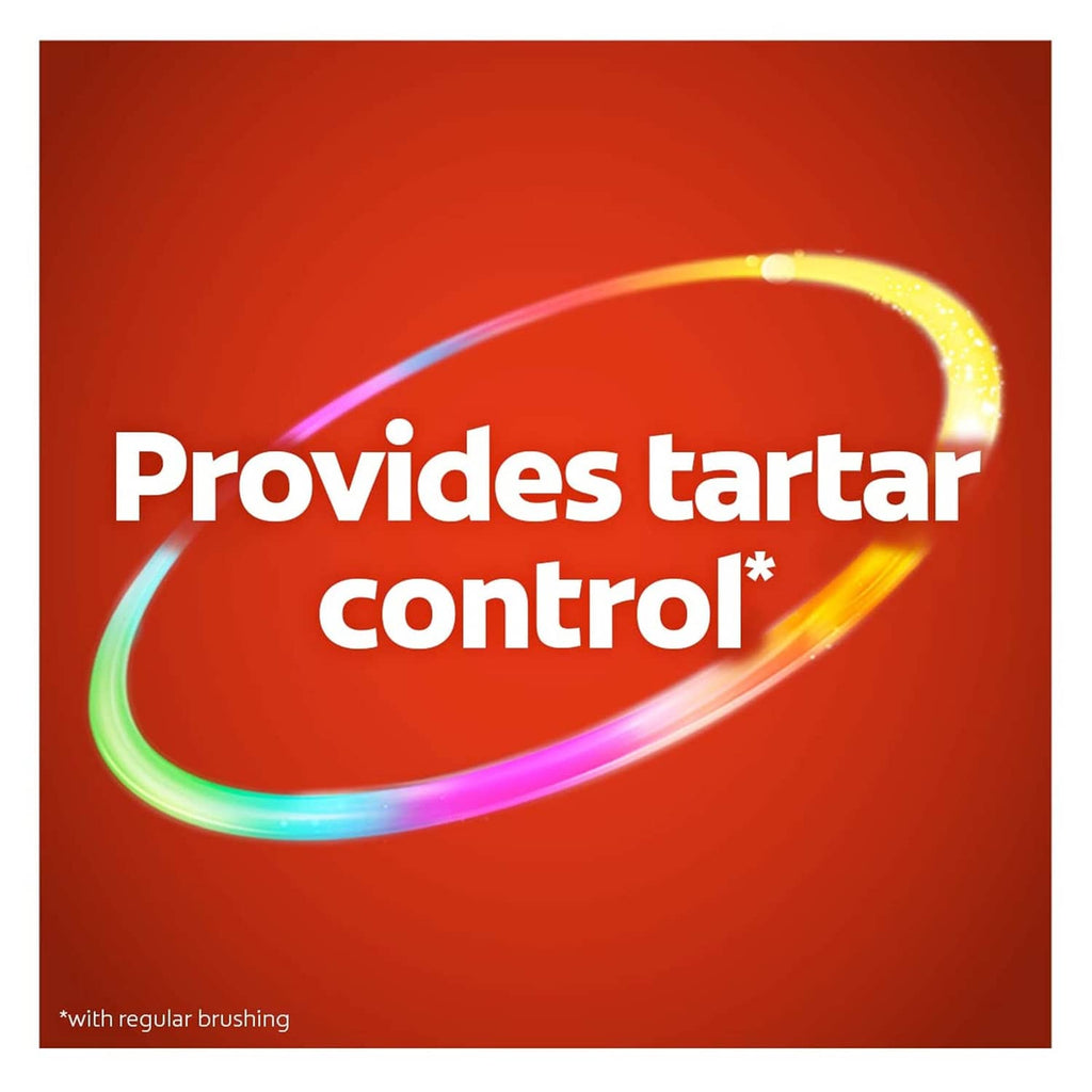 Colgate Total whitening toothpaste feature: provides tartar control