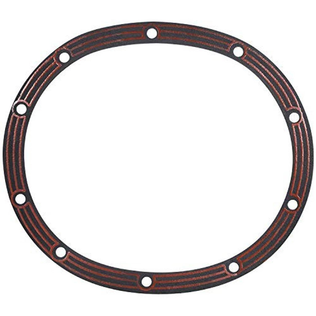 Differential cover gasket, dark circular ring with evenly spaced bolt holes