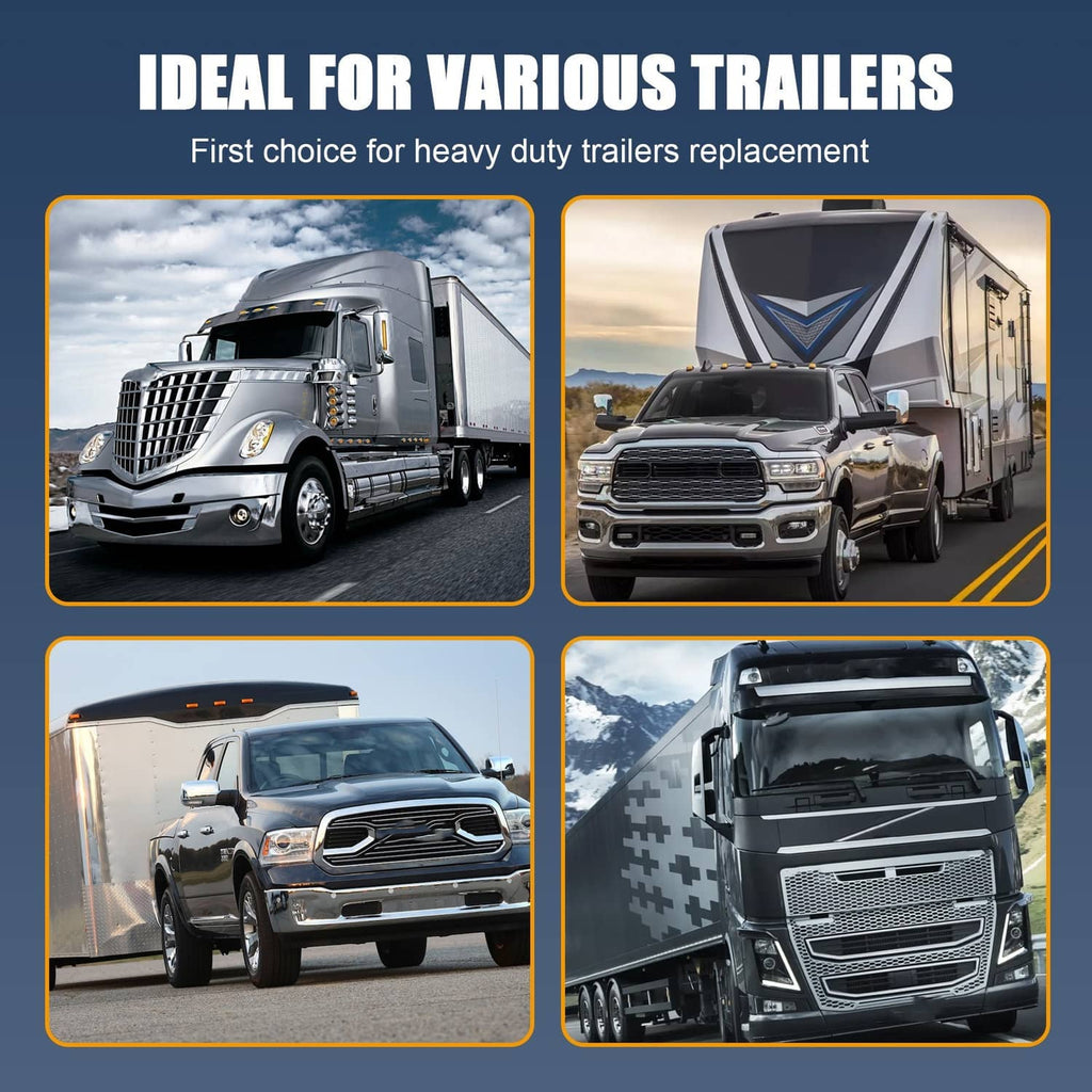 Graphic showing multiple trailer vehicles for compatibility