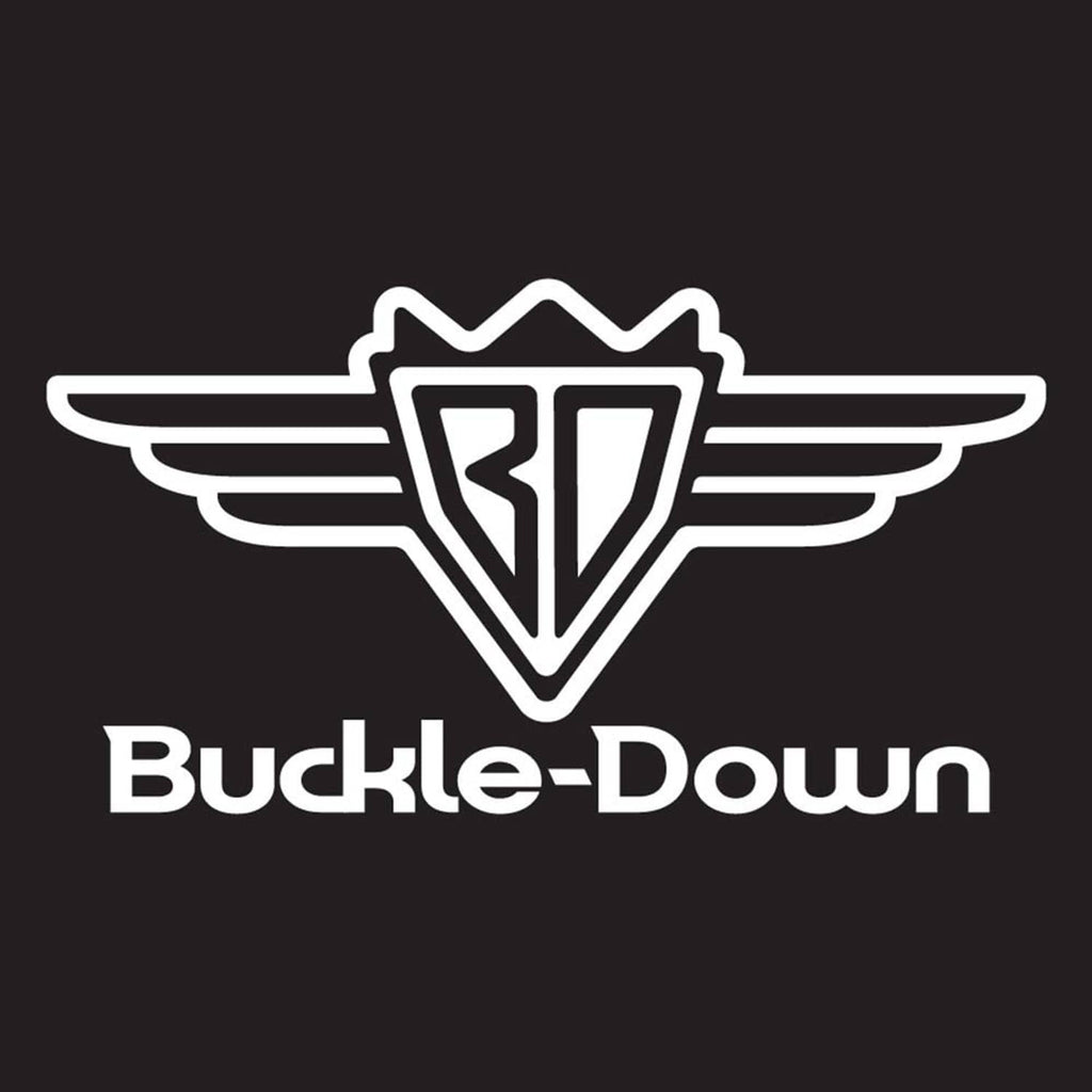 Buckle-Down guitar strap branding logo graphic