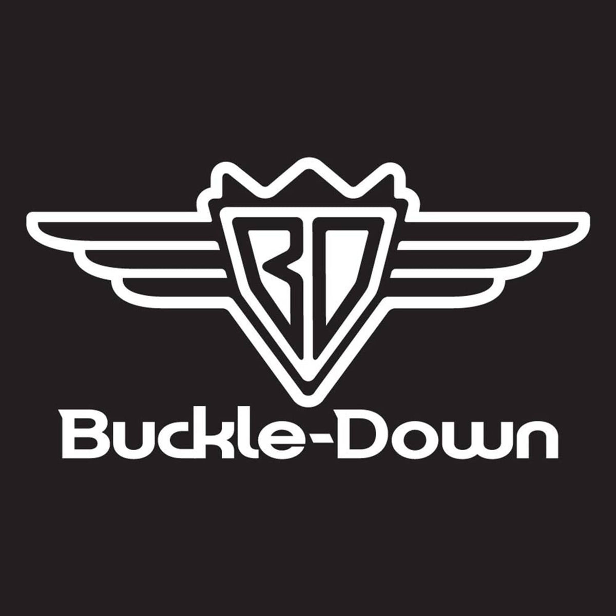 Buckle-Down guitar strap branding logo graphic