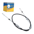 63-inch golf cart shift cable with black housing and metal fittings, forward/reverse