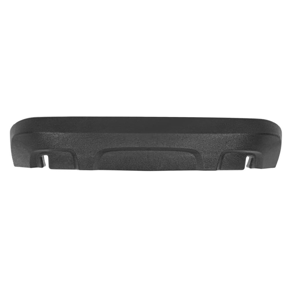 Black plastic hood pivot bracket, slim side profile with molded stops