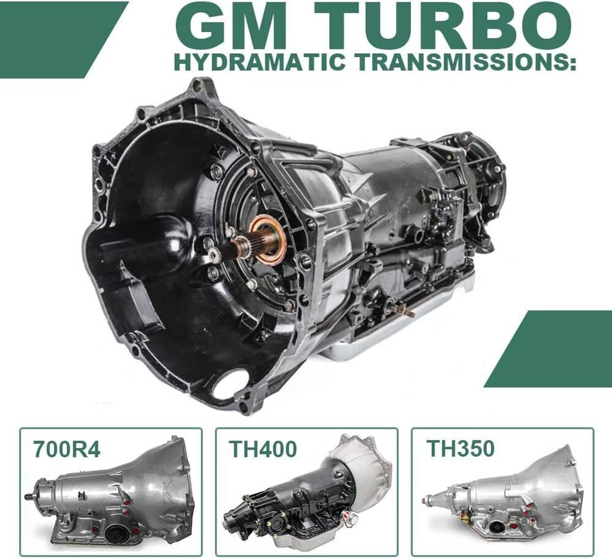Transmission cooler hose line kit with AN fittings shown for GM automatic transmission use