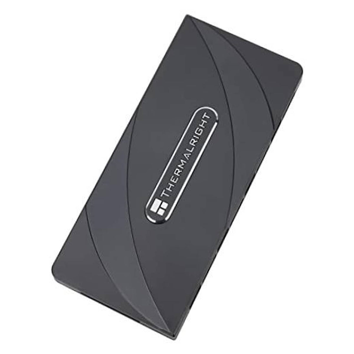 Dark gray ARGB fan hub controller with Thermalright logo on curved face