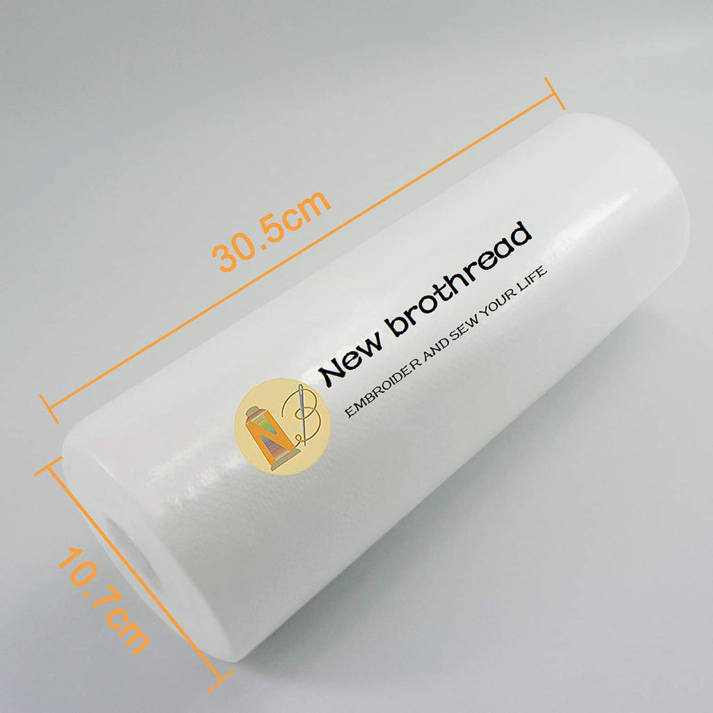New brothread no-show mesh stabilizer roll, 12 in x 50 yd, light beige