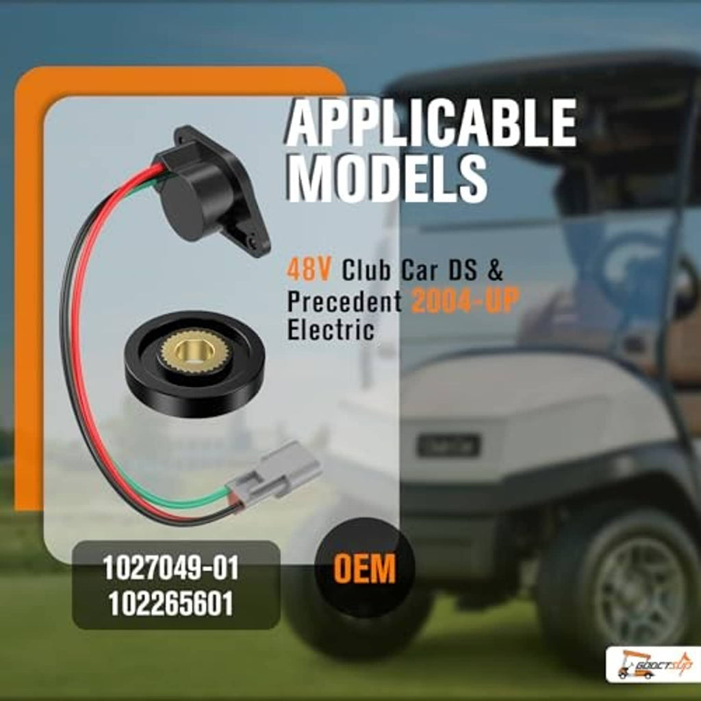 Golf cart speed magnet kit labeled for 48V Club Car DS & Precedent 2004