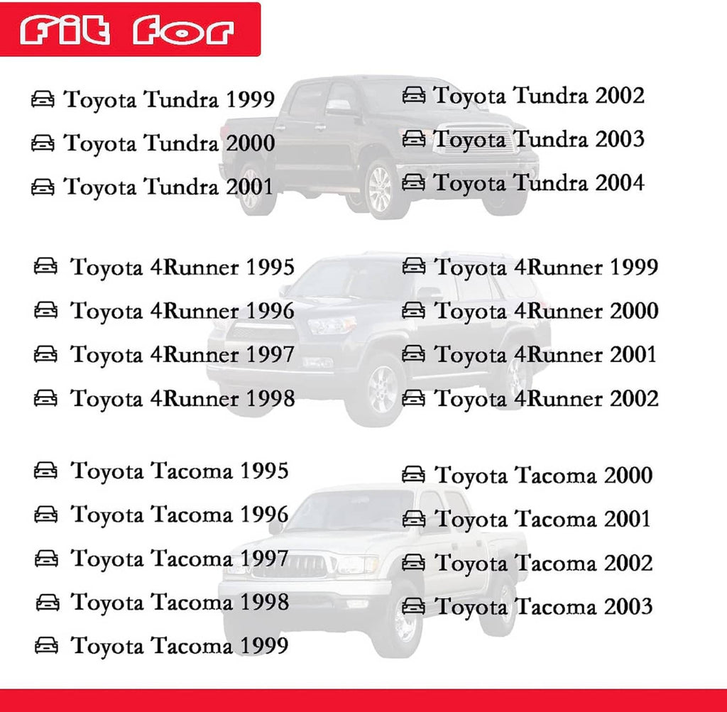 Vehicle compatibility chart for brake booster pump motor
