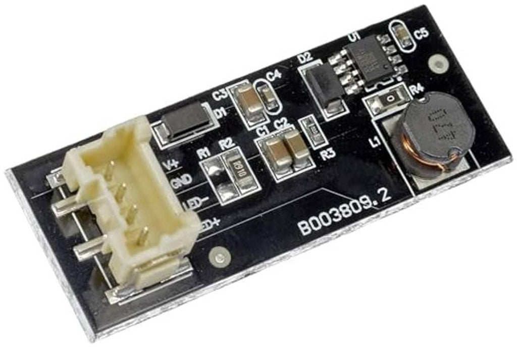 LED tail light control PCB with wiring connector, chips, and B003809.2 marking