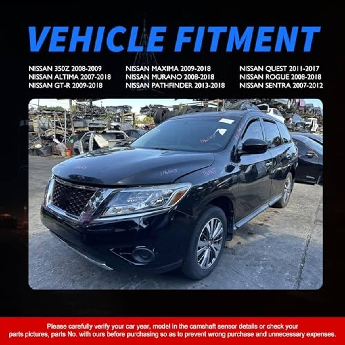 Dark gray sedan front view in a vehicle fitment display