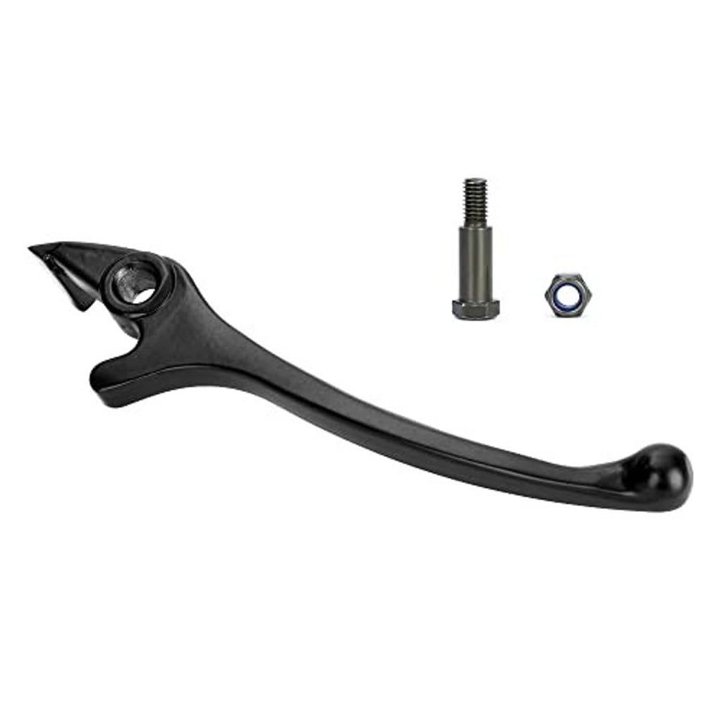 Right black disc brake lever with mounting bolt and hex nut included