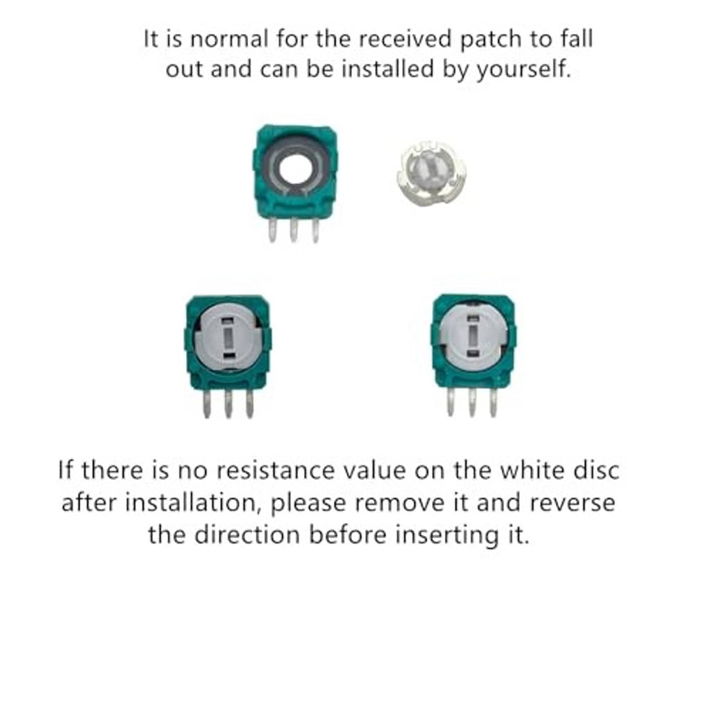 Teal trimmer potentiometer with 3-pin leads and round metal mounting ring