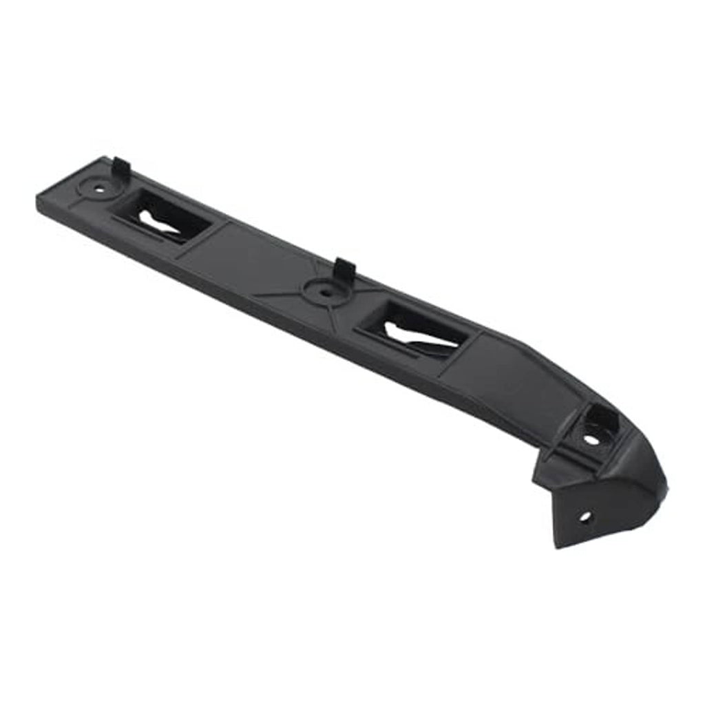 VW bumper guide mount bracket filler support, black plastic single bar with mounting tabs