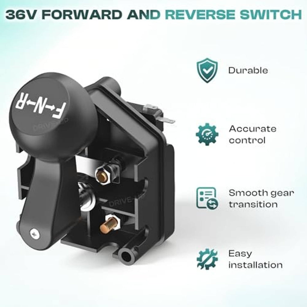 Black 36V forward and reverse switch with F-N-R handle and control housing