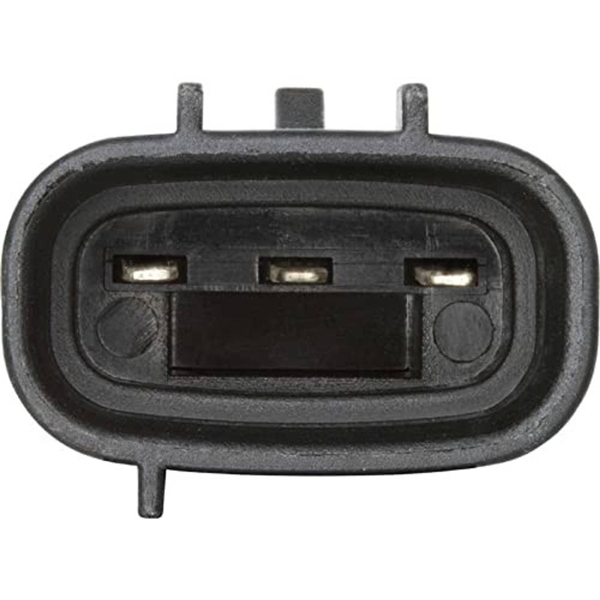 Camshaft position sensor electrical connector with three metal terminals