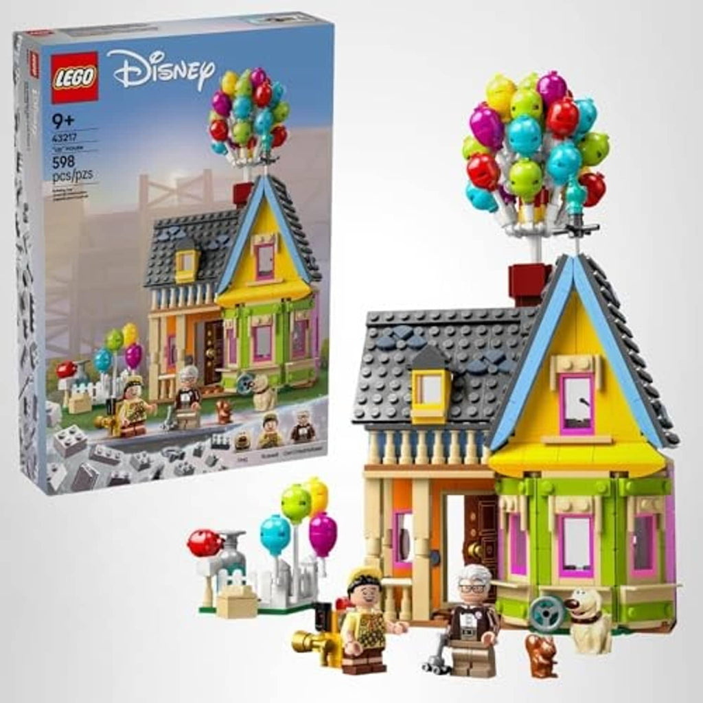 LEGO Up house building toy set with colorful house and balloon bunch, boxed and assembled