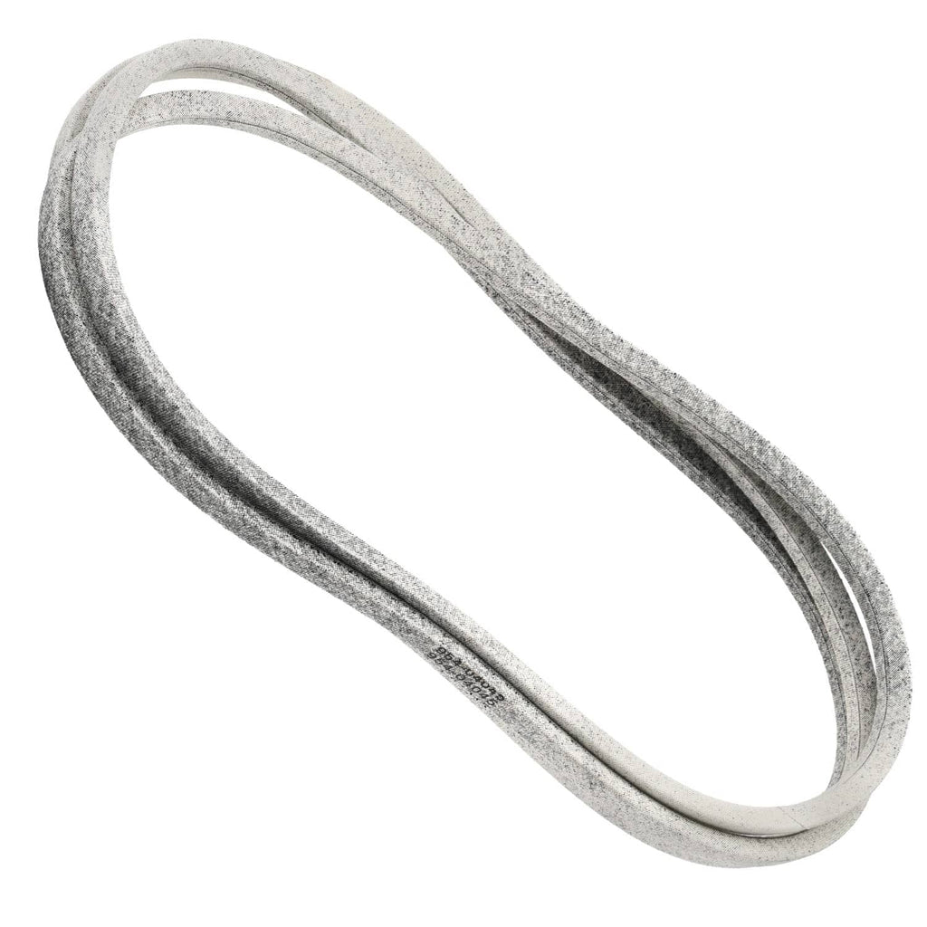 Gray V-belt loop with textured outer surface