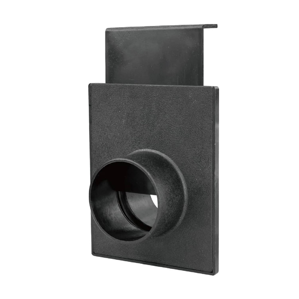 Powertec 2-1/2 inch blast gate dust collector valve, dark ABS housing