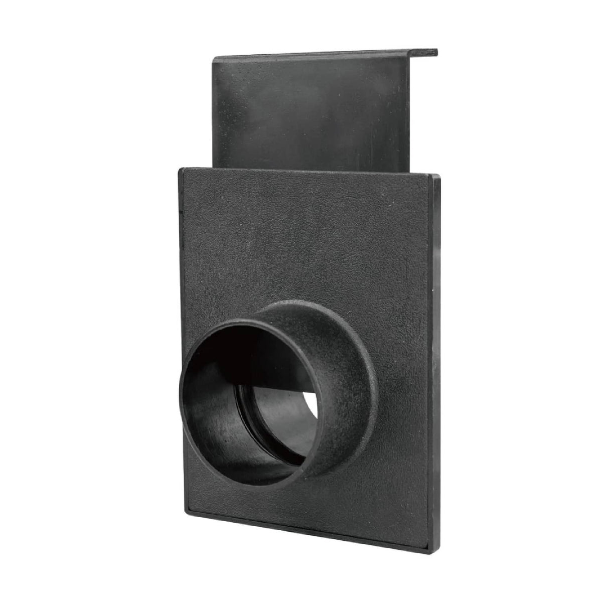 Powertec 2-1/2 inch blast gate dust collector valve, dark ABS housing