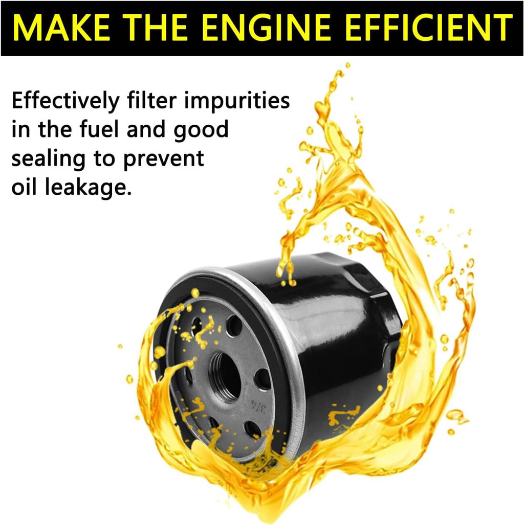 Black oil filter housing with metal end plate and central threaded port