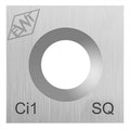 Square carbide replacement cutter insert, Ci1 SQ, gray metal ring