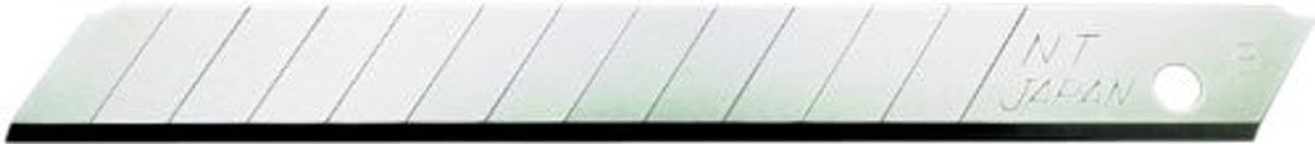 9mm snap-off blade dispenser with exposed metal blade edge