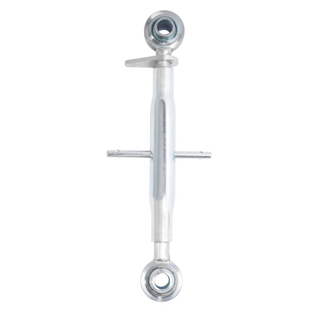 Adjustable 3-point hitch top link, galvanized steel, two eye ends and pins