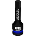 H11 1/2-inch drive impact hex bit socket, black with CR-Mo label and blue ring