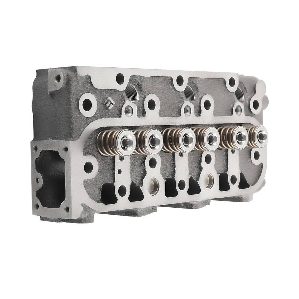 Cylinder head gasket kit with gray cylinder head casting and valve springs