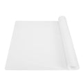 White translucent silicone counter mat with rolled edge, large size sheet