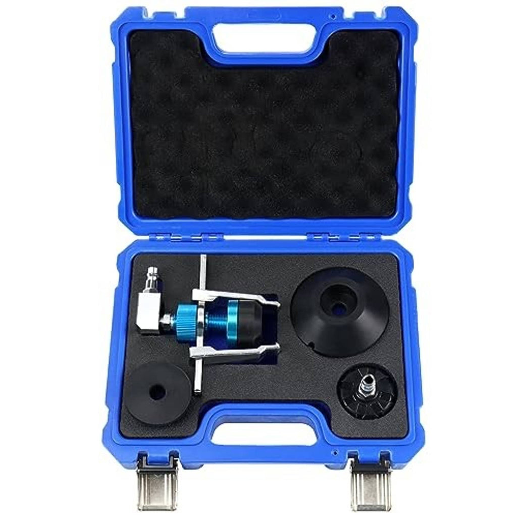 Brake master cylinder adapter kit in blue case with molded foam insert