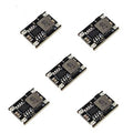Black DC-DC buck regulator module PCB, marked 3.3V output