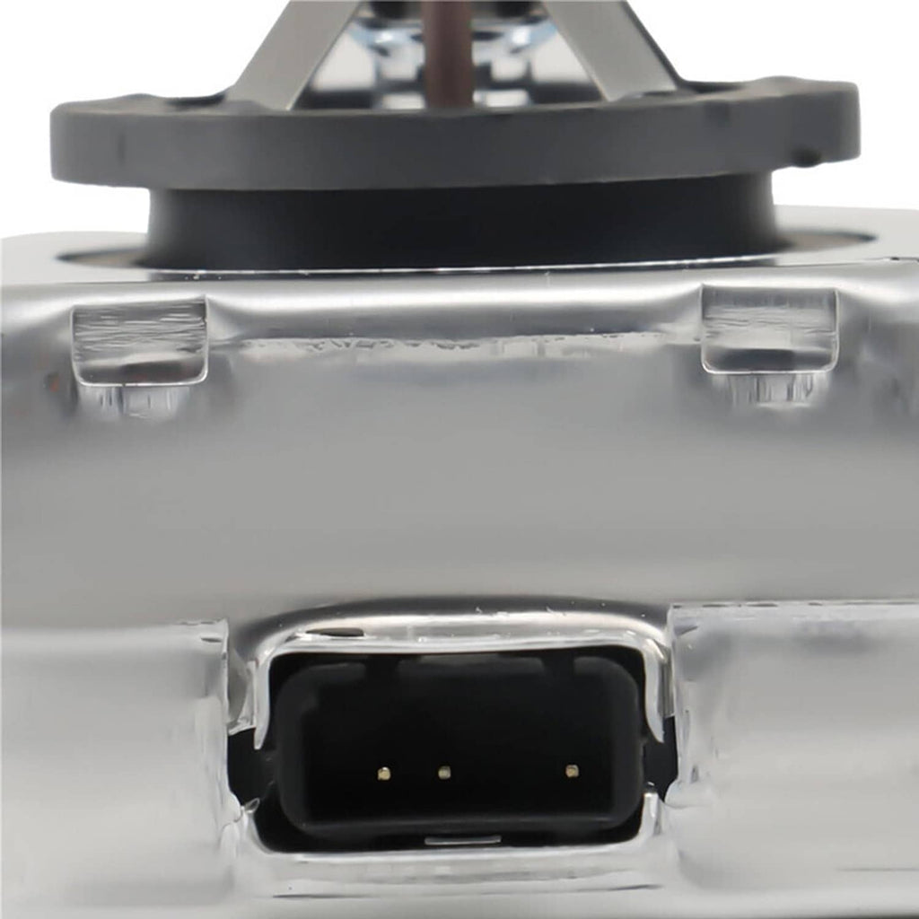 Xenon HID ballast control unit igniter module connector port close-up, black socket