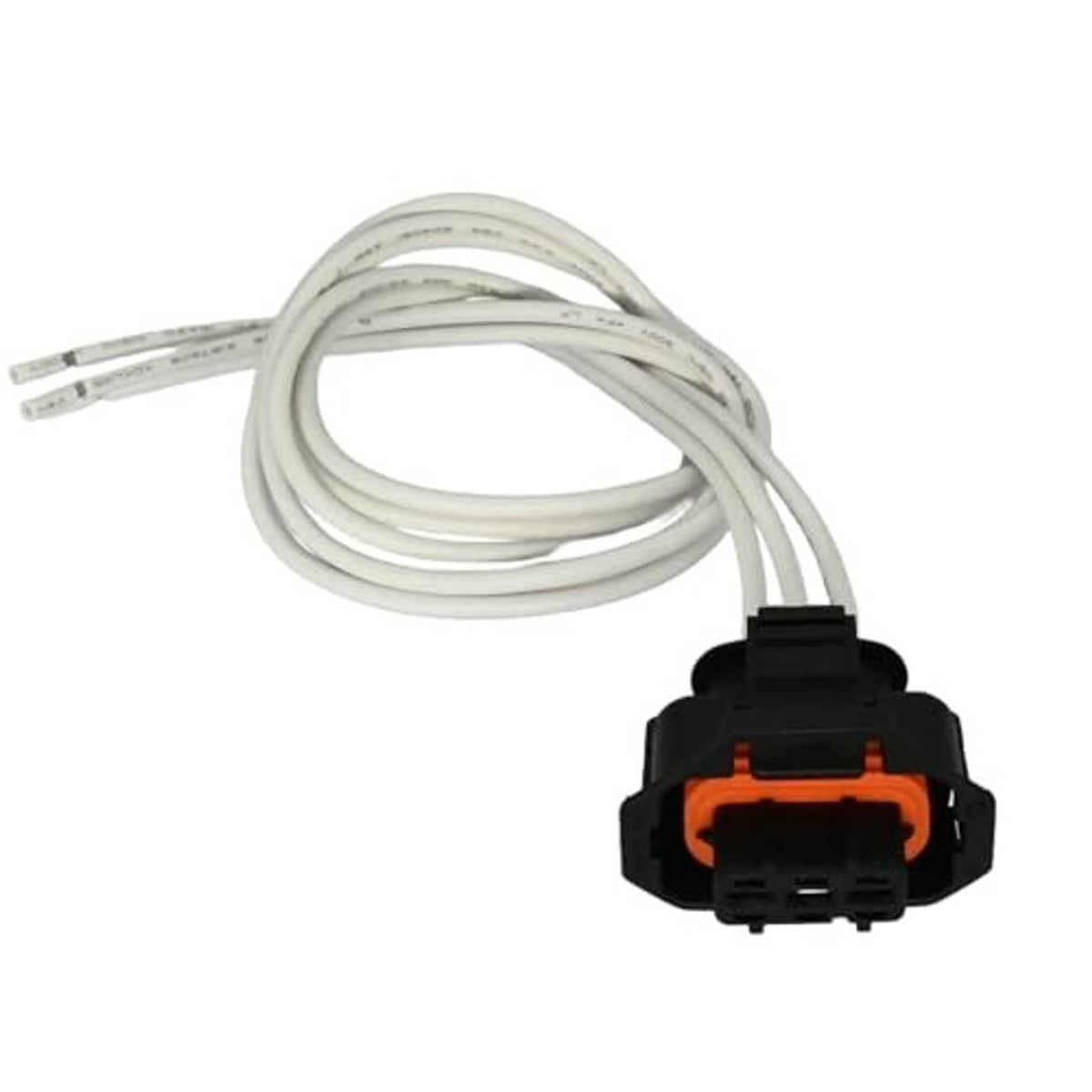 Throttle-position sensor cable assembly with black connector and gray-white wire bundle