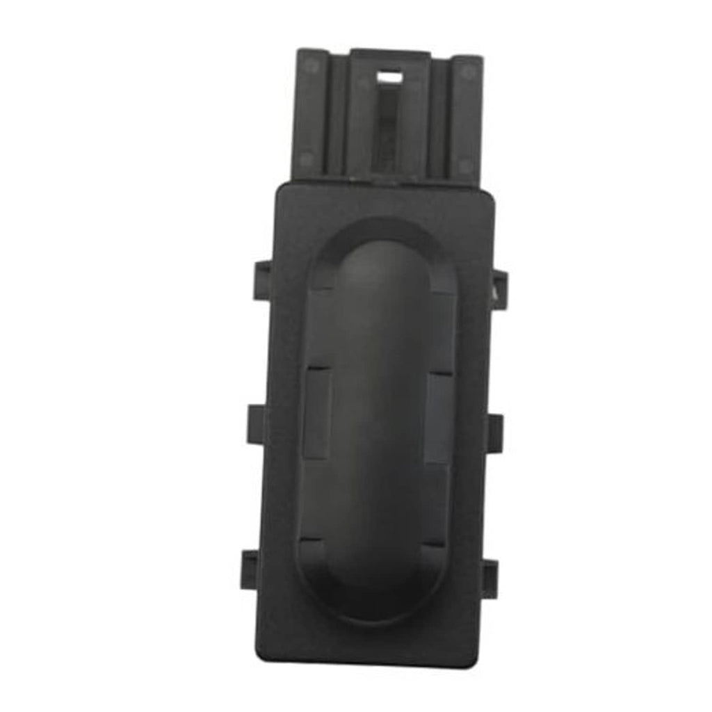Black power seat adjustment switch module with arched button area