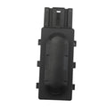Black power seat adjustment switch module with arched button area