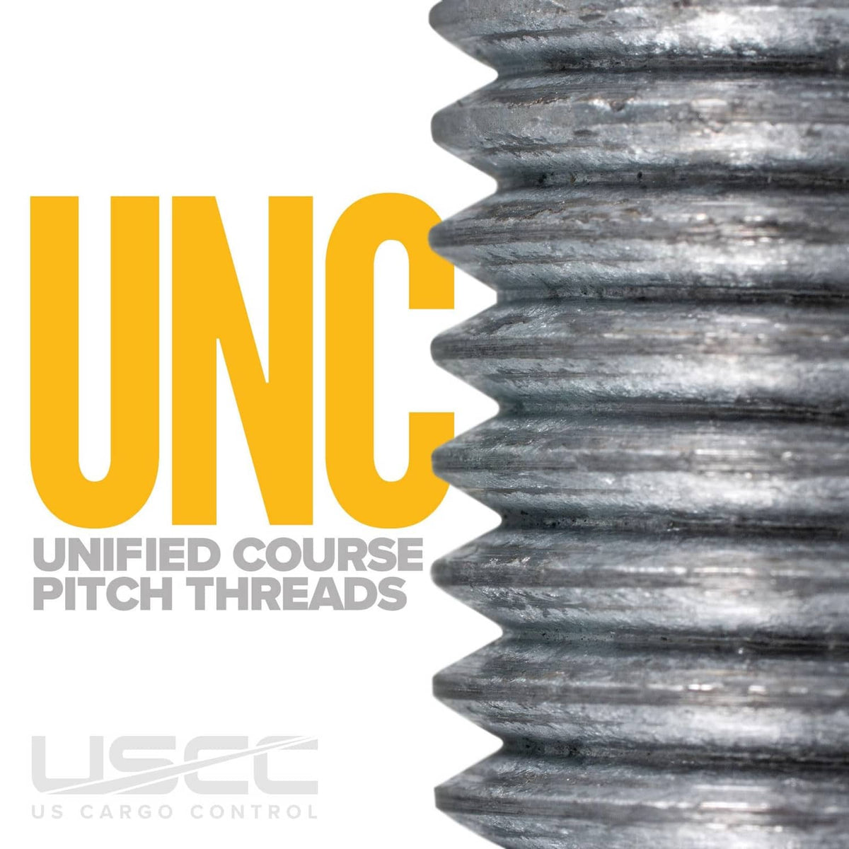Unified pitch threaded shaft of galvanized steel turnbuckle