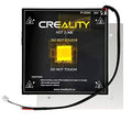 Black heated printer bed replacement with attached cable and 24V connector
