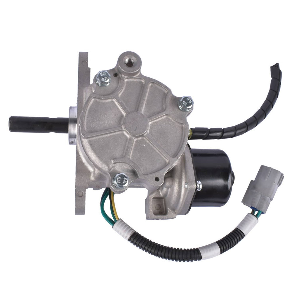 Rear differential lock actuator with metal housing and wiring harness connections