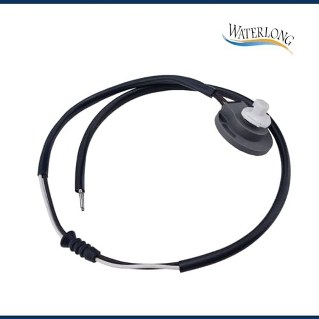 Black sensor cable with gray base mount and exposed terminal ends