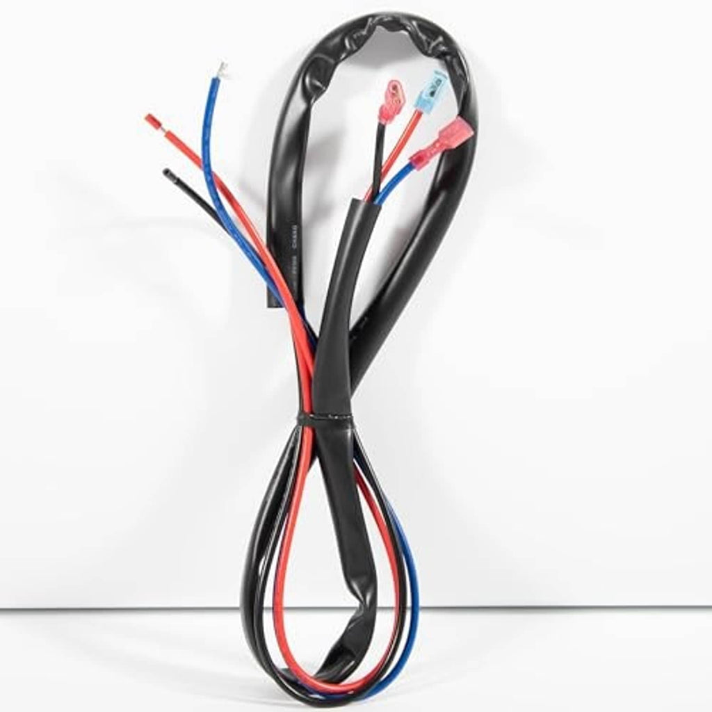 Bezel control lever switch with black cable harness and color-coded wire terminals
