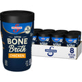 Bone broth cup with Sipping Bone Broth chicken label and 10g protein mark