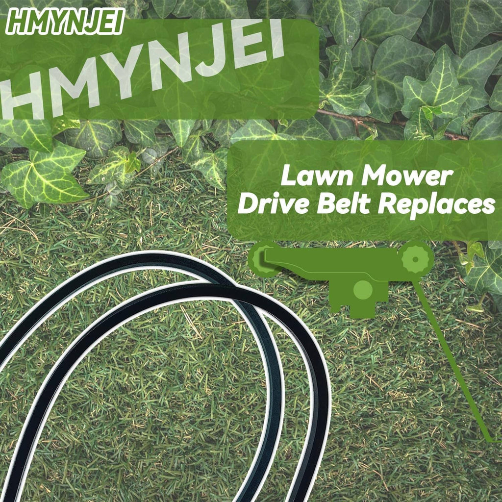 Black lawn mower drive belt loop for lawn mower drive system