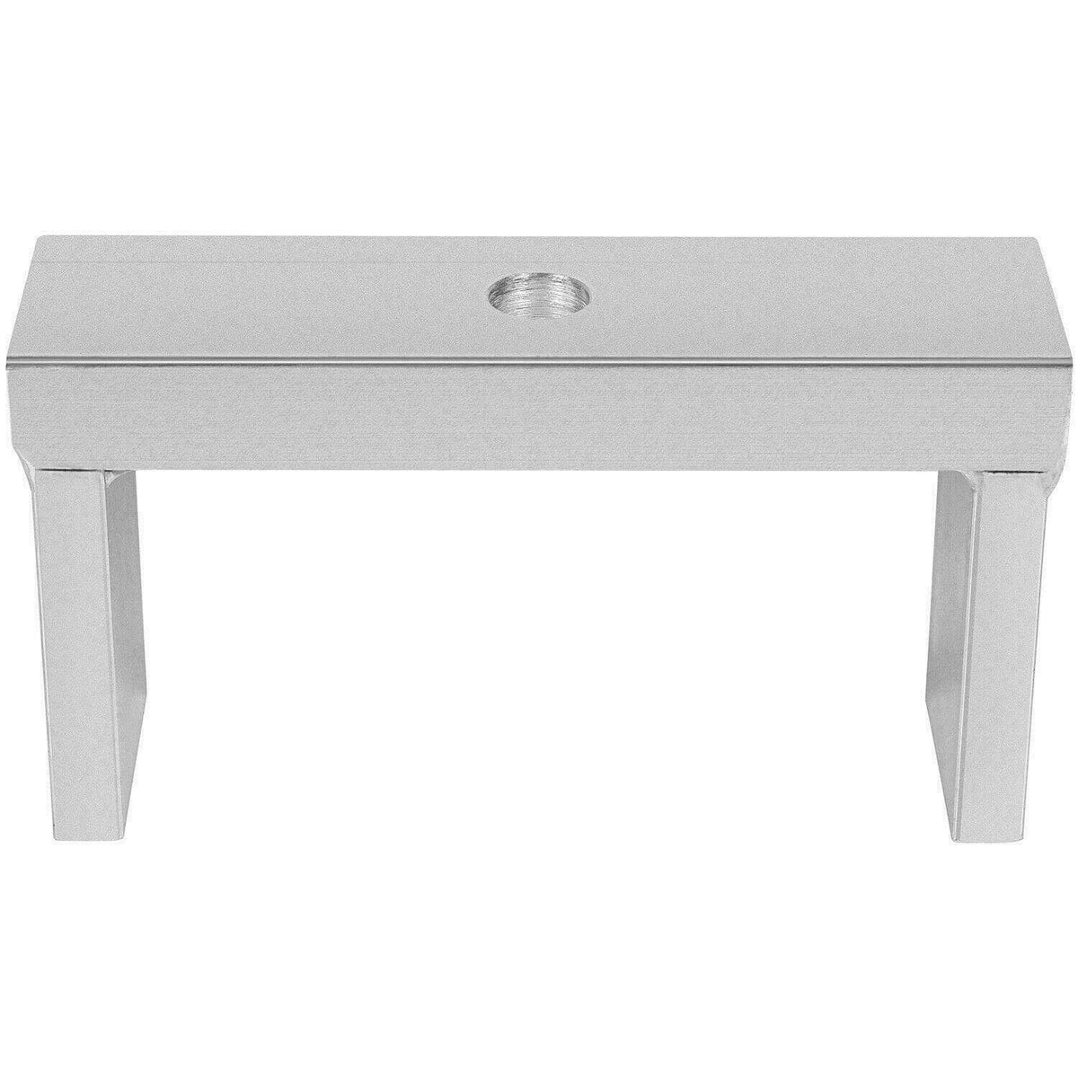 Steel puller frame with threaded hole and two legs for sleeve removal