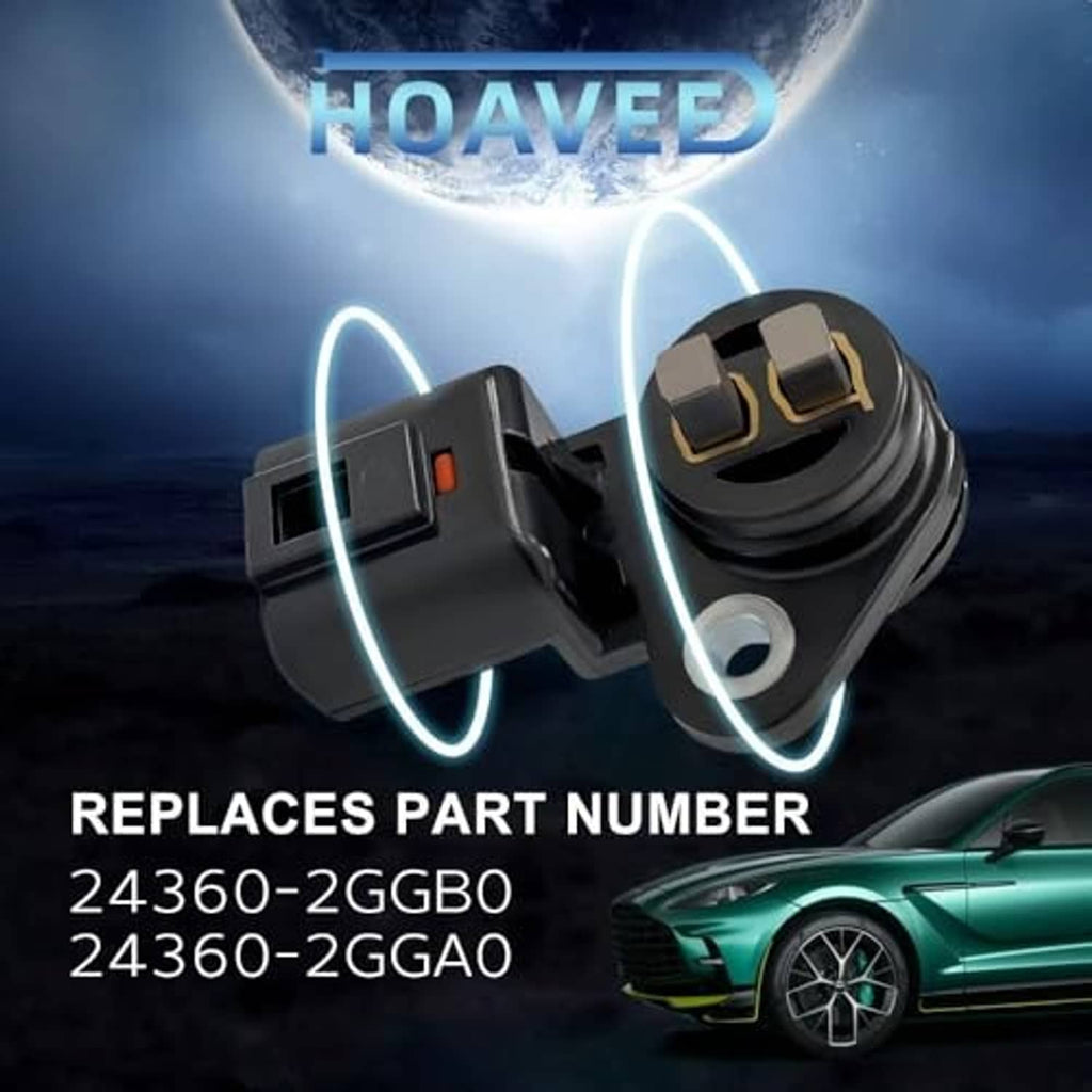 Camshaft position sensor with electrical connector and mounting base
