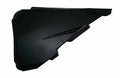 KTM filter box cover, black plastic protective cover with angular shape