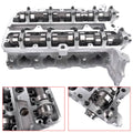 Engine cylinder head with camshaft assembly, silver metal