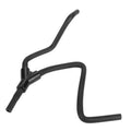 Upper radiator inlet hose with black rubber tubing and molded connector