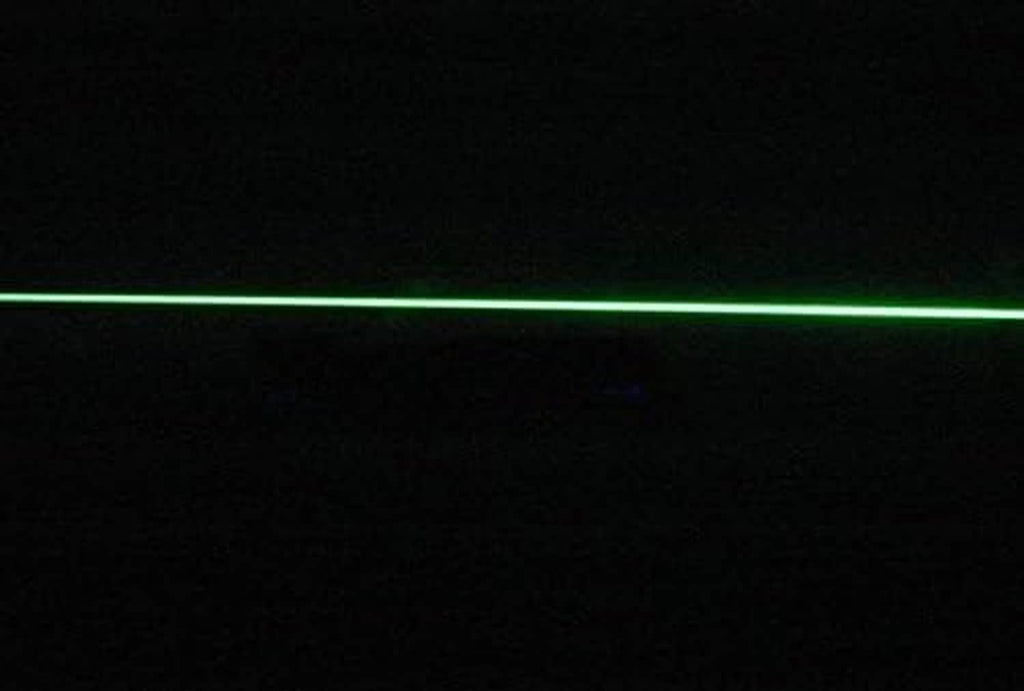 Green laser line projection